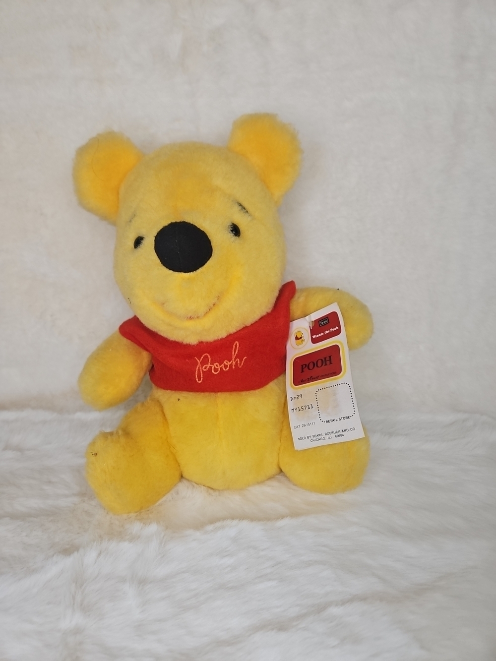 Winnie the Pooh Plush with Red Shirt